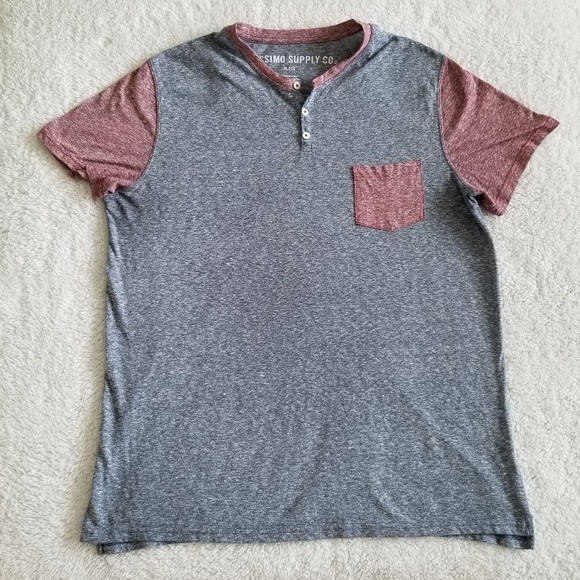 Mossimo Gray and Red Shirt - Picture 1 of 4